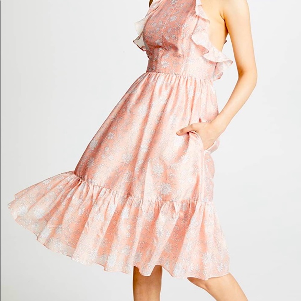 NEW with Tags!  Ulla Johnson Wilda Dress in Rose, open back with pockets!